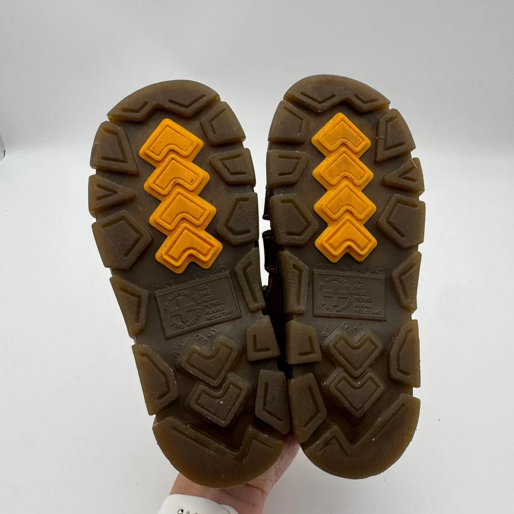 Dr. Martens 6447 Kids Brown Leather‎ Fisherman Sandals Size 13 Buckle AirWair